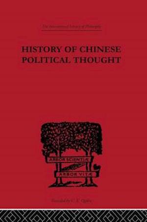 History of Chinese Political Thought