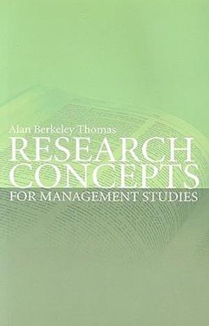 Research Concepts for Management Studies