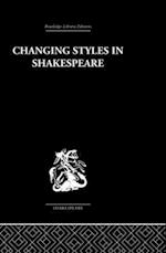 Changing Styles in Shakespeare
