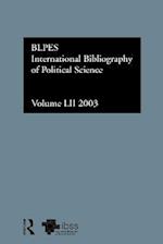 IBSS: Political Science: 2003 Vol.52
