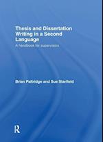 Thesis and Dissertation Writing in a Second Language