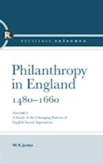 Philanthropy in England, 1480 - 1660