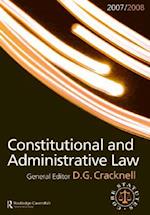 Constitutional and Administrative Law 2007-2008