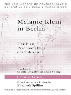 Melanie Klein in Berlin