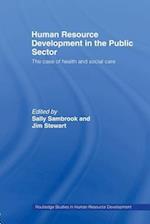 Human Resource Development in the Public Sector