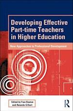 Developing Effective Part-time Teachers in Higher Education