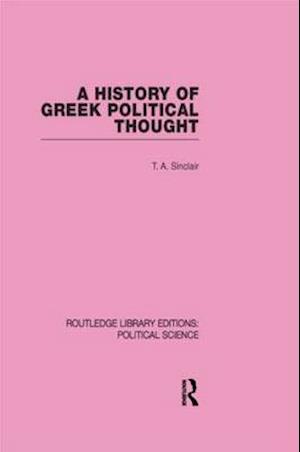 A History of Greek Political Thought