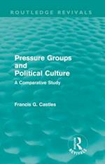 Pressure Groups and Political Culture (Routledge Revivals)