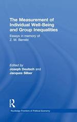 The Measurement of Individual Well-Being and Group Inequalities