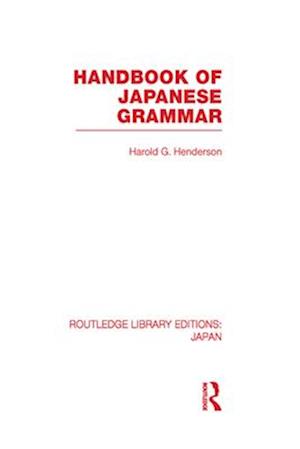 Handbook of Japanese Grammar