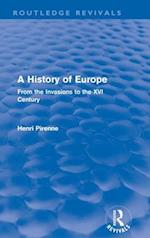 A History of Europe (Routledge Revivals)