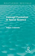 Concept Formation in Social Science (Routledge Revivals)