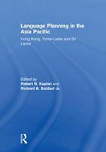 Language Planning in the Asia Pacific