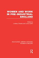 Women and Work in Pre-industrial England