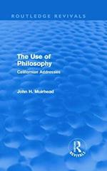 The Use of Philosophy (Routledge Revivals)