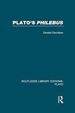 Plato's Philebus (RLE: Plato)