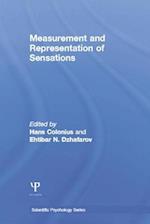 Measurement and Representation of Sensations