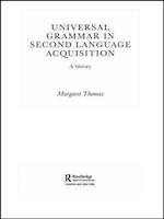 Universal Grammar in Second-Language Acquisition