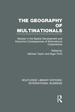 The Geography of Multinationals (RLE International Business)