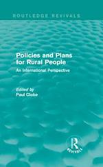 Policies and Plans for Rural People