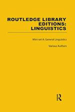 Routledge Library Editions: Linguistics Mini-set A General Linguistics