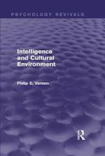 Intelligence and Cultural Environment (Psychology Revivals)