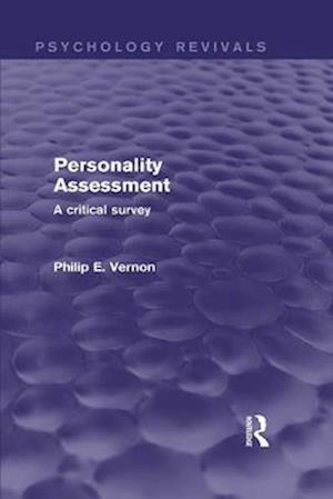 Personality Assessment (Psychology Revivals)