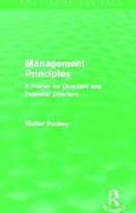 Management Principles (Routledge Revivals)