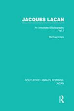 Jacques Lacan (Volume I) (RLE: Lacan)