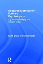 Research Methods for Forensic Psychologists