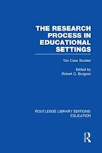 The Research Process in Educational Settings (RLE Edu L)