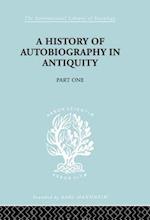 A History of Autobiography in Antiquity