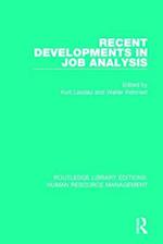Recent Developments in Job Analysis
