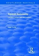 Against Autonomy