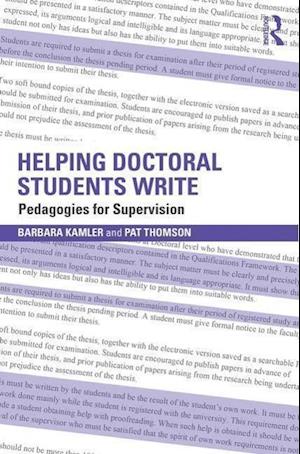 Helping Doctoral Students Write