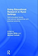 Doing Educational Research in Rural Settings