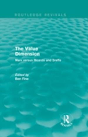 The Value Dimension (Routledge Revivals)