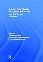 Applied Quantitative Analysis in Education and the Social Sciences
