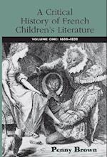 A Critical History of French Children's Literature