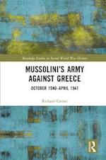 Mussolini’s Army against Greece