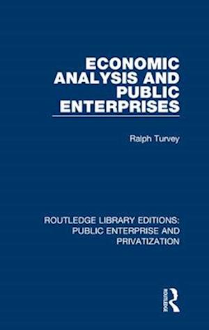 Economic Analysis and Public Enterprises