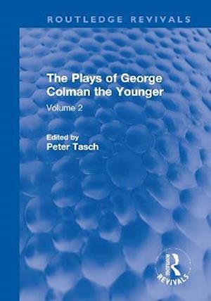 Plays of George Colman the Younger