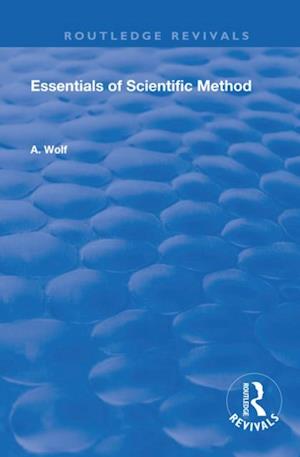 Essentials of Scientific Method