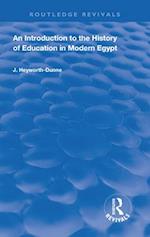 Introduction to the History of Education in Modern Egypt