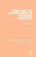 Time and its Importance in Modern Thought