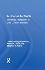 A License To Teach