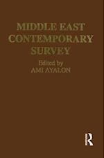 Middle East Contemporary Survey, Volume Xvi, 1992