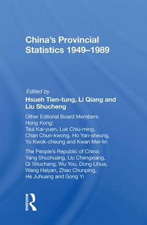 China's Provincial Statistics, 1949-1989