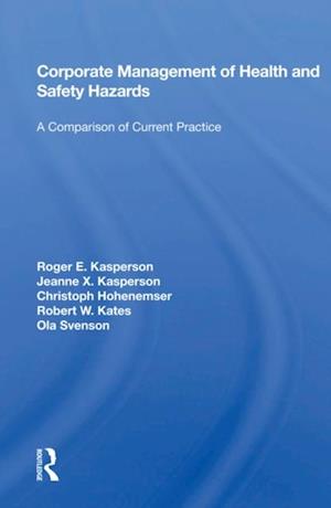 Corporate Management Of Health And Safety Hazards