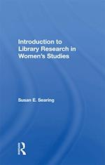Introduction To Library Research In Women''s Studies
